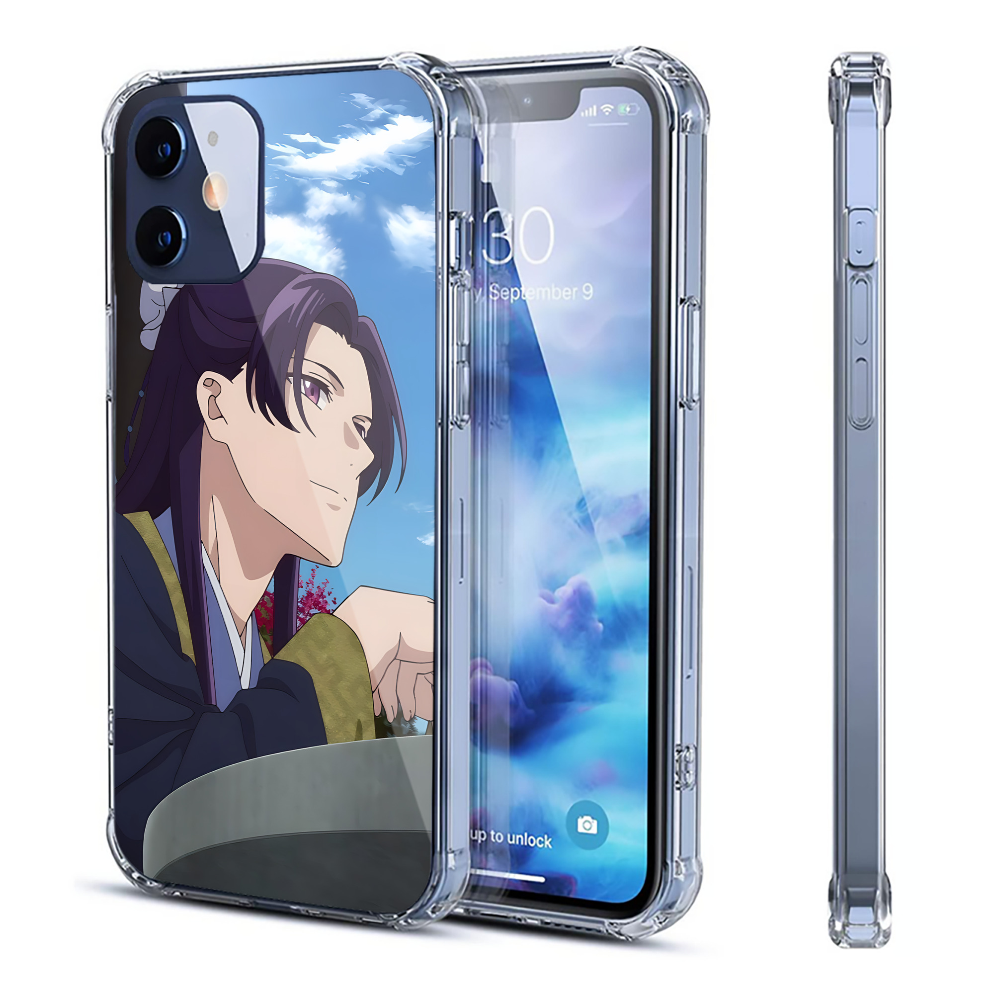 （画像用） 薬屋のひとりごと The Apothecary Diaries 【iPhone 12シリーズ対応】透明スマホケース（クリアソフトケース）
